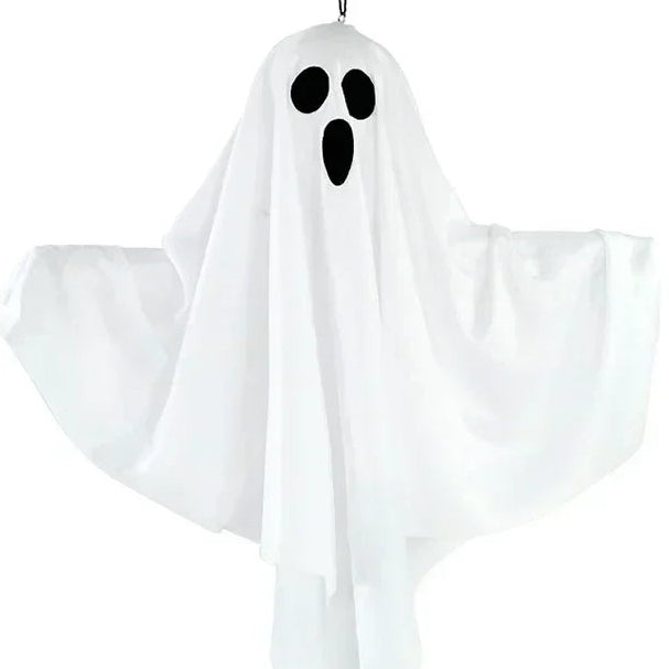 Halloween Hanging Ghost Decor, Light up Flying Ghosts for Indoor Outdoor Garden Party, Scary Spooky Ornament Halloween Gifts