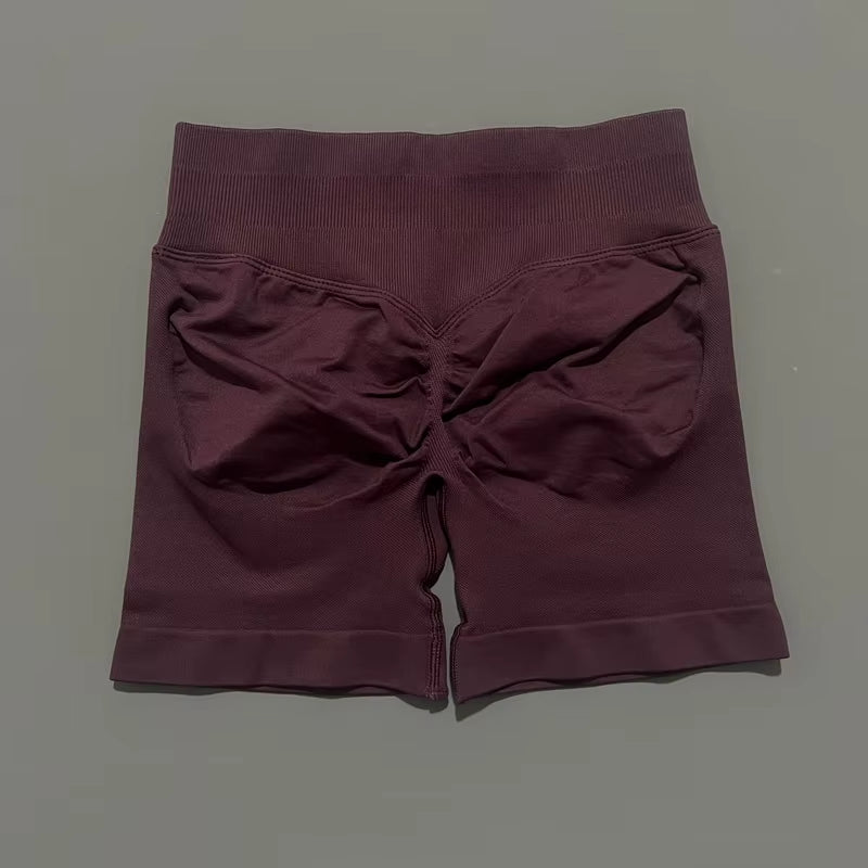 Shorts 4.5" Women Fitness Sports Biker Shorts Low Waist Gym Short Workout Scrunch Butt Yoga Seamless Leggings