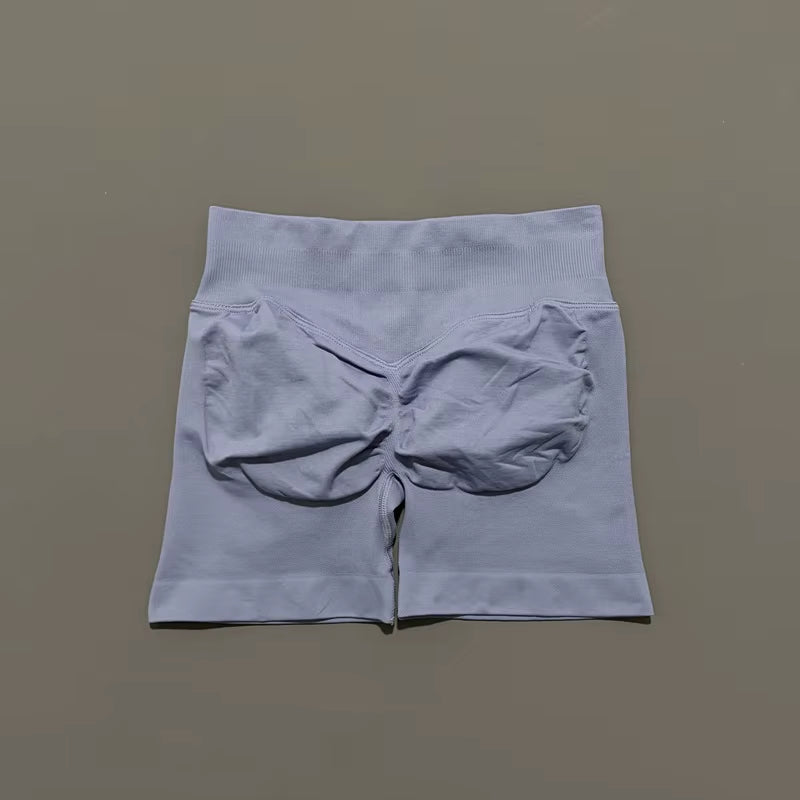 Shorts 4.5" Women Fitness Sports Biker Shorts Low Waist Gym Short Workout Scrunch Butt Yoga Seamless Leggings