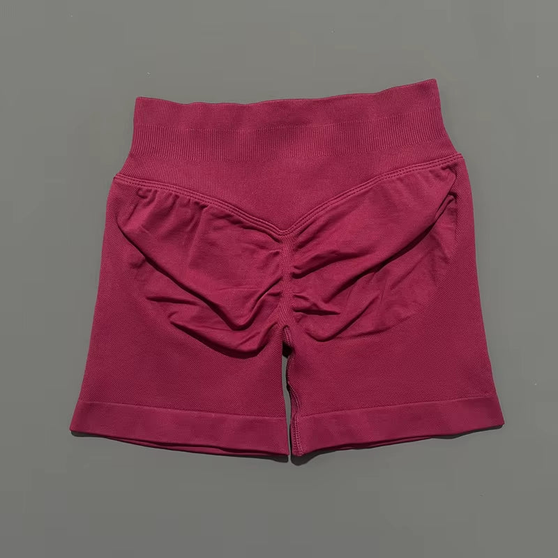 Shorts 4.5" Women Fitness Sports Biker Shorts Low Waist Gym Short Workout Scrunch Butt Yoga Seamless Leggings
