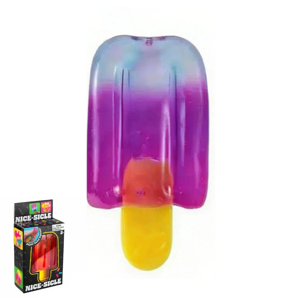 Popsicle Blind Box Cube Sensory Stress Relief Squishy Cube Anti-Anxiety Squeeze Object for Birthday Gift Toy