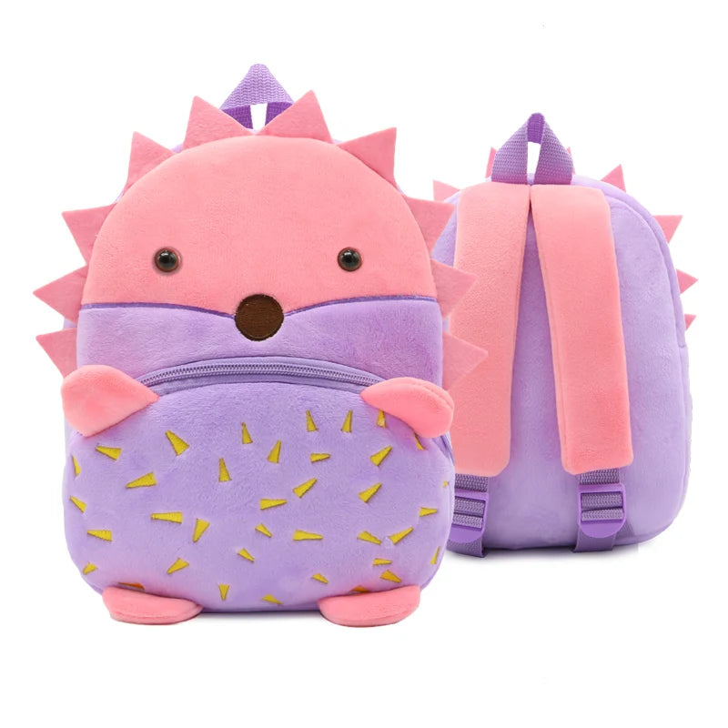 Cute Animals Cartoon Plush Children Backpacks Schoolbag Girls Boys Casual Baby Bags