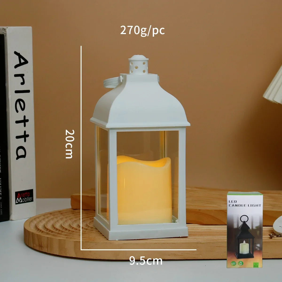Portable LED Candle Lamps Night Camping Tent Lanterns Outdoor Garden Desk Holiday Atmosphere Retro Night Light Decorative Lamps