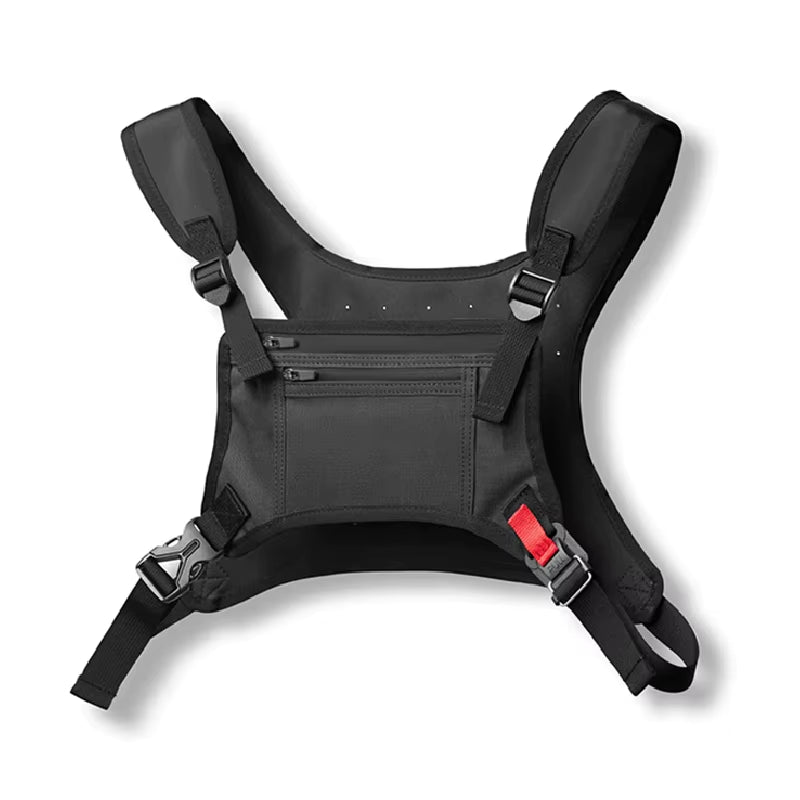 Sports Chest Bag Waterproof Chest Rig Bags Outdoor Running Vest Backpacks Lightweight Front Chest Packs Fitness Mobile Phone Bag