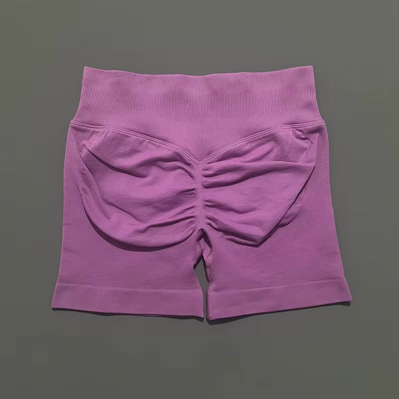 Shorts 4.5" Women Fitness Sports Biker Shorts Low Waist Gym Short Workout Scrunch Butt Yoga Seamless Leggings