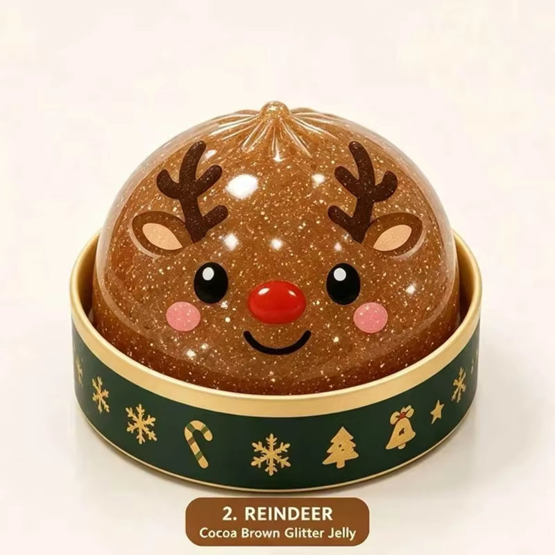 2026 Christmas Dumpling Squishy Snowman Elk Santa Claus Squeeze Ball with Box Stress Relief Merry Christmas New Year XMAS Gift