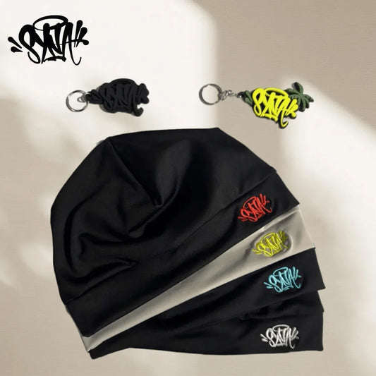 Sy Skull Hat Embroidered Knitted Hat Trendy Brand Street Air Cooled Hat for Autumn and Winter Warmth