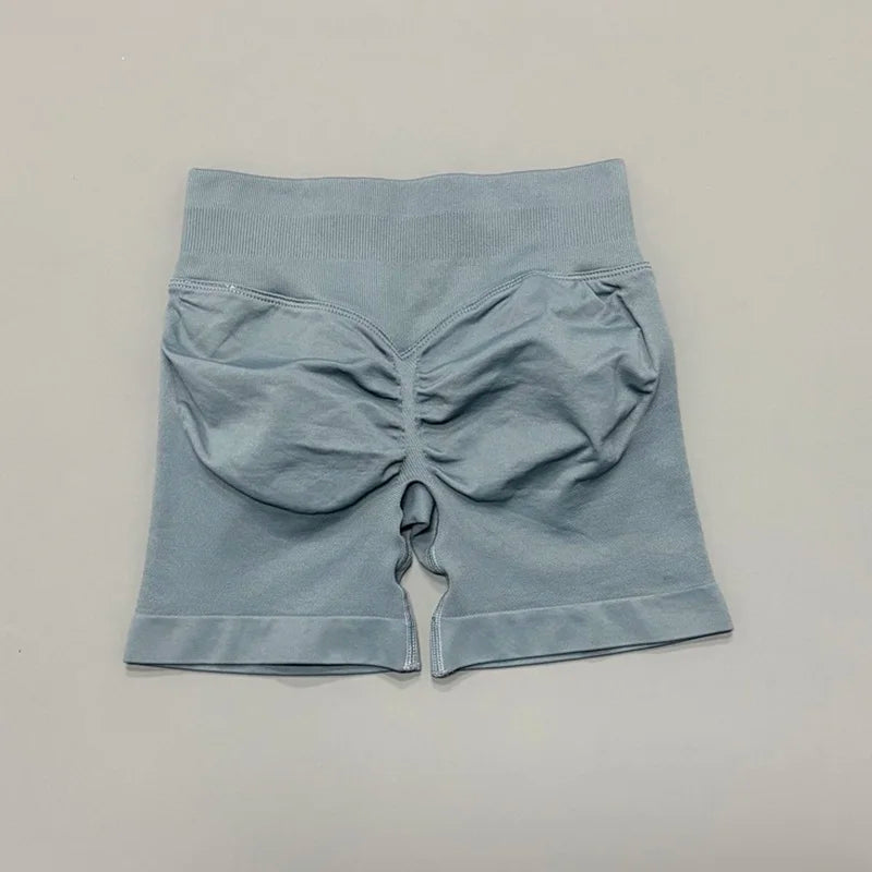 Shorts 4.5" Women Fitness Sports Biker Shorts Low Waist Gym Short Workout Scrunch Butt Yoga Seamless Leggings