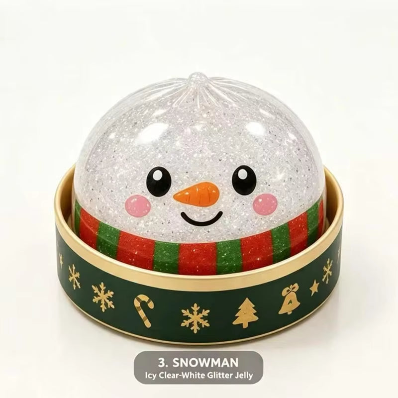2026 Christmas Dumpling Squishy Snowman Elk Santa Claus Squeeze Ball with Box Stress Relief Merry Christmas New Year XMAS Gift